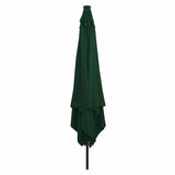 Garden Parasol Green 295 x 295 x 245 cm Polyester and Steel 42003661
