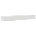 ZNTS Bed Drawers White 160x36.5x16.5 cm Made of Engineered Wood 866971