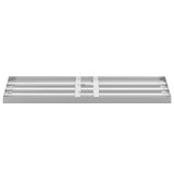 Garden Rake Replacement Head Silver Stainless Steel 42011362