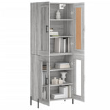 Highboard Grey Sonoma 69.5x34x180 cm Engineered Wood 3199631