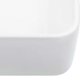 Wash Basin 40x30x13 cm Ceramic White 143919
