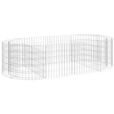 Gabion Raised Bed Galvanised Iron 200x100x50 cm 152040