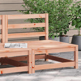 Garden Sofa Natural Wood Solid Douglas Wood 70x70x67 cm Modular 837919
