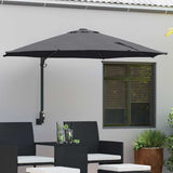 Garden Parasol Manual Anthracite 248 x 248 x 148 cm 42003245