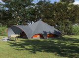 Teepee Tent 5-Person Grey and Orange 415 x 415 x 247 cm 42004013