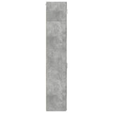 Slim Storage Cabinet Concrete Grey 45x42.5x225 cm Engineered Wood 3281290