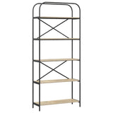 Bookshelf Sonoma Oak 80 x 30 x 183 cm Engineered wood 879834