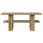 ZNTS Coffee Table Artisan Oak 102x55x42 cm Engineered Wood 855851