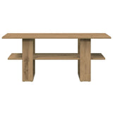 ZNTS Coffee Table Artisan Oak 102x55x42 cm Engineered Wood 855851