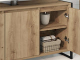 Bathroom Cabinet Artisian Oak 90 x 30 x 60 cm Engineered Wood 886485