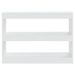 Book Cabinet/Room Divider White 100x30x72 cm 811736