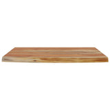 ZNTS Wall Shelf 70x40x2.5 cm Rectangular Solid Wood Acacia Live Edge 370249
