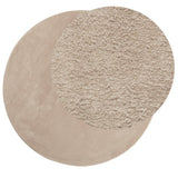 Rug HUARTE Short Pile Soft and Washable Sand 120 cm 375067