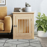 Dog Crate Furniture Sonoma Oak 55x75x65 cm Engineered Wood 838318