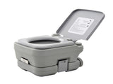 10L Portable Travel Toilet Outdoor Camping Picnic with 2 Detachable Tanks & Push-button Operation, T3398P347582