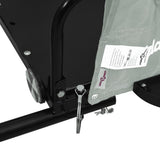 Bike Trailer Grey Oxford Fabric and Iron 94189