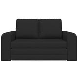 Folding Sofa Bed Black 148 x 71 x 83 cm Fabric 42030508