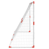 Kids' Football Goal with Balls 2-in-1 White 184x64x124 cm 4008437