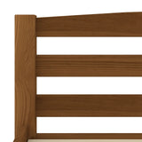 Bed Frame Honey brown Solid pinewood, plywood Single Bed Frame 322076