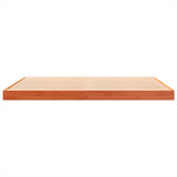 Bed Frame without Mattress Wax Brown 150x200 cm King Size Solid Wood Pine 847149