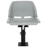 Boat Seats 2 pcs with Pedestal Height Adjustable 360&deg Rotatable 3294950