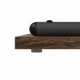 Console Table Smoked Oak 101 x 35 x 80.5 cm Engineered Wood 868471