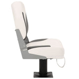 Foldable Boat Seat 2 Set Low Backrest 3284296