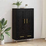 Highboard Black Oak 69.5 x 31 x 115 cm Engineered Wood 882561