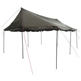 Family Tent Brown grey 450 x 400 x 265 cm Polyester and Steel 42029014