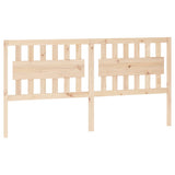 Bed Headboard Natural wood Solid Pine Wood 185.5 x 4 x 100 cm 818585