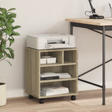 Printer Stand with Wheels Sonoma Oak 41x32x48 cm 840620