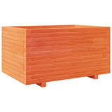 Garden Planter Wax Brown 90x60x49.5 cm Solid Wood Pine 3282566