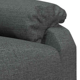 Recliner Chair Dark Grey Fabric 340178