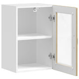 Kitchen Wall Cabinet with Glass Door Porto Sonoma Oak 854010