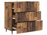 Drawer Cabinet Old Wood 66 x 34.5 x 92 cm Engineered Wood 894383