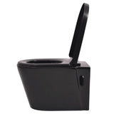 Wall Hung Toilet Ceramic Black 244271
