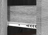 Drawer Cabinet Grey Sonoma 33 x 34.5 x 87 cm Engineered Wood 895771