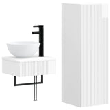 Bathroom Furniture Set 2 pcs High Gloss White 3406097