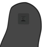Wall Mirror Black 80x35 cm 348266