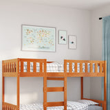 Children's Bed without Mattress Wax Brown 90x190 cm Solid Wood Pine 855020