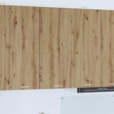 Hanging Cabinet Artisan Oak and White 50 x 31 x 100 cm 884353