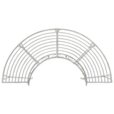 Tree Bench 4-Seater 160 x 80 x 89 cm Steel Antique White 42029504