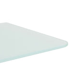 Wall-mounted Urinal Privacy Screen 90x40 cm Tempered Glass 249496