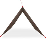 Camping Tarp Brown 451x420 cm Waterproof 4009604