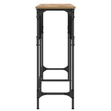 Console Table Artisan oak 140 x 29 x 75 cm Engineered Wood 883529