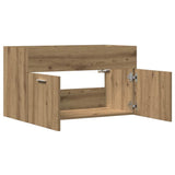 Bathroom Sink Cabinet Artisan Oak 80x38.5x46 cm Engineered Wood 856212
