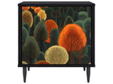 Bedside Cabinet ZAANDAM 2 pcs Black Oak 36 x 33 x 51 cm 8007252