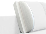 2-Seater Sofa White 188 x 81 x 89 cm Fabric 42048609