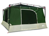 Camping Tent Set Folding 2 pcs Green Taffeta and Fabric 3337175