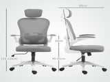 Executive Office Chair, Ergonomic Mesh High Back Desk Chair with Flip-up Armrest, Rotatable T3398P342437
